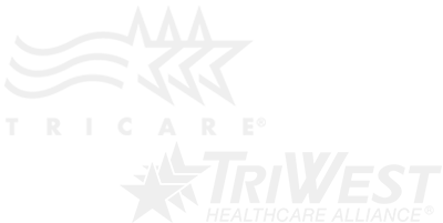 We Accept TRICARE and TriWest Insurance